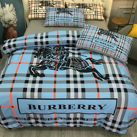 burberry print silk sheets|Burberry sheets for bed.